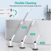 imageElectric Spin Scrubber Cordless Cleaning Brush Electric Scrub Brush with 7 Replaceable Brush Heads Power Scrubber Shower Scrubber with Long Handle for Cleaning Bathroom Tub Tile Floor