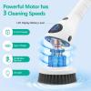 imageElectric Spin Scrubber Cordless Cleaning Brush Electric Scrub Brush with 7 Replaceable Brush Heads Power Scrubber Shower Scrubber with Long Handle for Cleaning Bathroom Tub Tile Floor