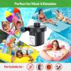 imagePULIDIKI Air Pump Electric Air Pump for Inflatables Air Mattress Pump with 3 Nozzles InflatorDeflator Portable Quick Air Pump for Camping Air Mattress Bed Air Sofa Pool Toys ACDC 50W