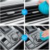 image4Pack ColorCoral Dust Cleaner Keyboard Cleaning Gel Universal Cleaning Gadget Slime for Car Cleaning and Computer Dusting 4PackBlue