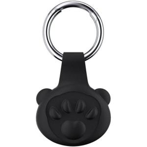 imageCOLORCORAL AirTag Keychain AntiScratch AirTag Holder Compatible with Aapple AirTag Waterproof 2024 Newest Air Tag Case Black FishboneBlack