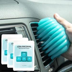 imageCOLORCORAL Cleaning Gel Universal Cleaning Gel for Keyboards Car Dash Printers Calculators Speakers Airconditioners and Other Appliances 3 Pack