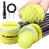 imageCOLORCORAL Car Cleaning Gel 2Pack Car Clean Putty Universal Car Interior Cleaner Slime Perfect Keyboard Cleaning Kit Supplies Auto Detailing Tools Accessories Dust Remover Gifts for Men WomenYellow