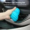 imagePULIDIKI Car Cleaning Gel for Car Detailing Putty Car Slime Cleaner Car Interior Cleaner Car Cleaning Supplies Auto Cleaning Kits Car Putty Car Accessories Blue Orange 2PackBlueOrange