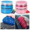imageCOLORCORAL 2Pack Cleaning Gel for Office Products CleaningKeyboard Cleaner Dust Clean Gel for Car Interior CleaningCar Putty Reusable Slime goo for Vehicle VentsLaptopNavy Blue Rosed Red