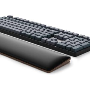 imageCOLORCORAL Keyboard Wrist Rest Ergonomic Wrist Pad with Memory Foam Durable Walnut Wooden Keyboard Wrist Support with AntiSlip Rubber Base for Typing Pain Relief Comfort for Office Gaming
