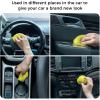 imageCar Cleaning Gel Reusable 2Pack  Lavender Scent Dust Cleaning Putty Keyboard Slime for Car Interior Air Vent Cleaner Auto Detailing Tools Accessories Dust Remover Gifts for Men Women200gPurpleYellow