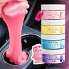 imageCOLORCORAL 4 Pack Car Cleaning Gel Reusable Auto Slime Cleaner Dust Cleansing GelsVehicle Interior Cleaning Care PuttyKeyboard Cleaner Goop for Car Vent Corners CrevicesOffice Desktops DebrisLavender  Rose  Lemon