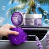 imageCar Cleaning Gel Reusable 2Pack  Lavender Scent Dust Cleaning Putty Keyboard Slime for Car Interior Air Vent Cleaner Auto Detailing Tools Accessories Dust Remover Gifts for Men Women200gPurplePurple