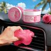 imageCar Cleaning Gel Reusable 2Pack  Lavender Scent Dust Cleaning Putty Keyboard Slime for Car Interior Air Vent Cleaner Auto Detailing Tools Accessories Dust Remover Gifts for Men Women200gPurpleRose Pink